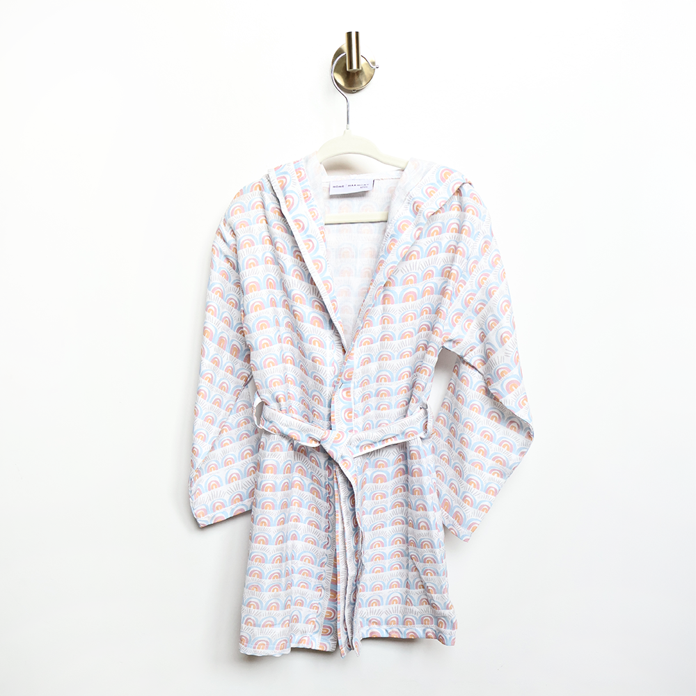 Rainbow Müslin Çocuk Bornoz