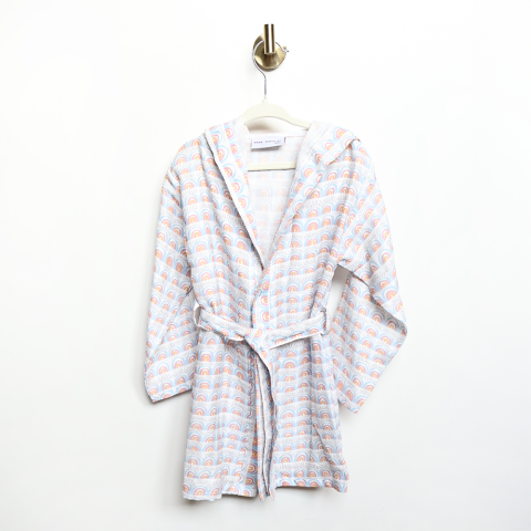 Rainbow Müslin Çocuk Bornoz