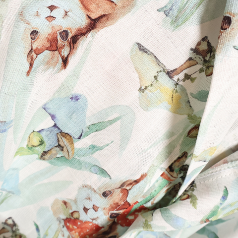 Chipmunk Çocuk Müslin Bornoz