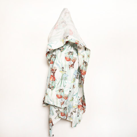 Chipmunk Çocuk Müslin Bornoz