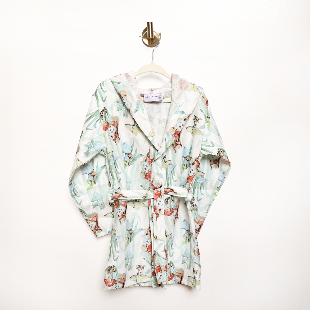 Chipmunk Çocuk Müslin Bornoz