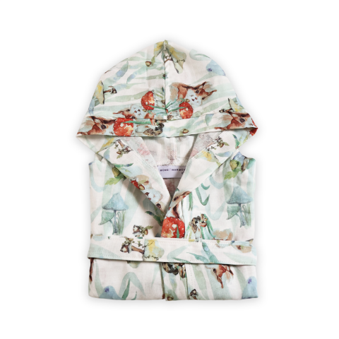 Chipmunk Çocuk Müslin Bornoz