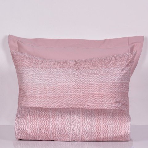 %100 Pamuk Saten Mila  Nevresim Takımı Bordo - Tek Kişilik - Fitted Çarşaf