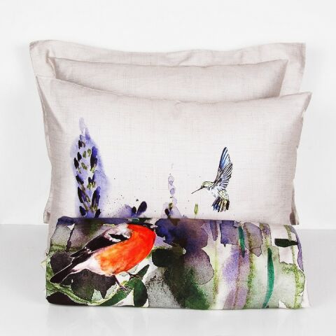 %100 Pamuk Saten Liz Dijital  Nevresim Takımı Orijinal - Tek Kişilik - Fitted Çarşaf