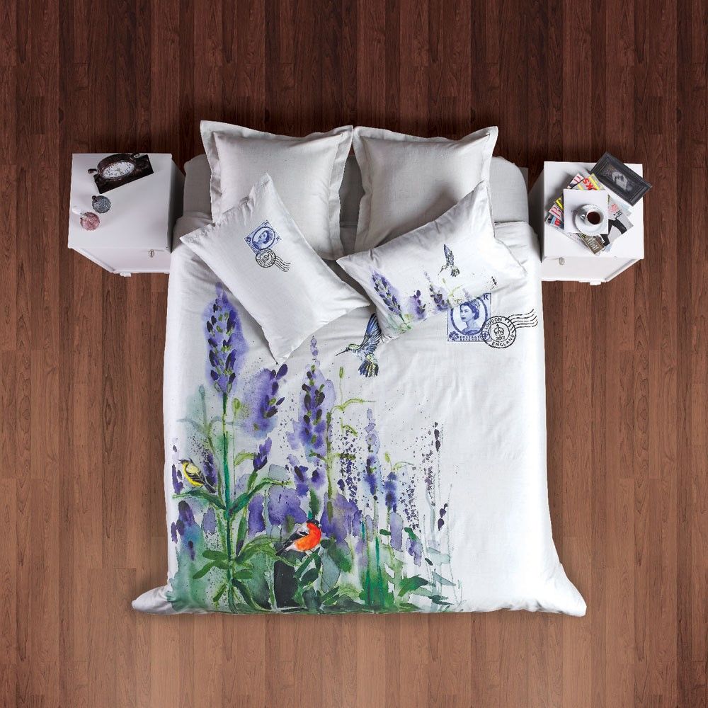 %100 Pamuk Saten Liz Dijital  Nevresim Takımı Orijinal - Çift Kişilik - Düz Çarşaf