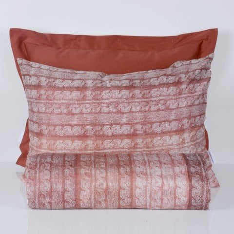 %100 Pamuk Saten Alex  Nevresim Takımı Bordo - Tek Kişilik - Düz Çarşaf