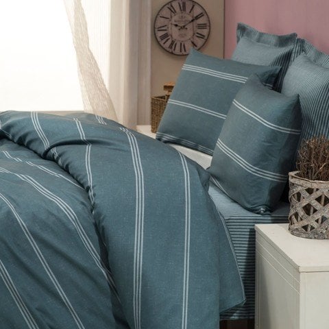 %100 Pamuk Saten Mateo  Nevresim Takımı