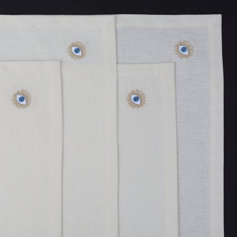 4'Lü Mystic Peçete Ekru