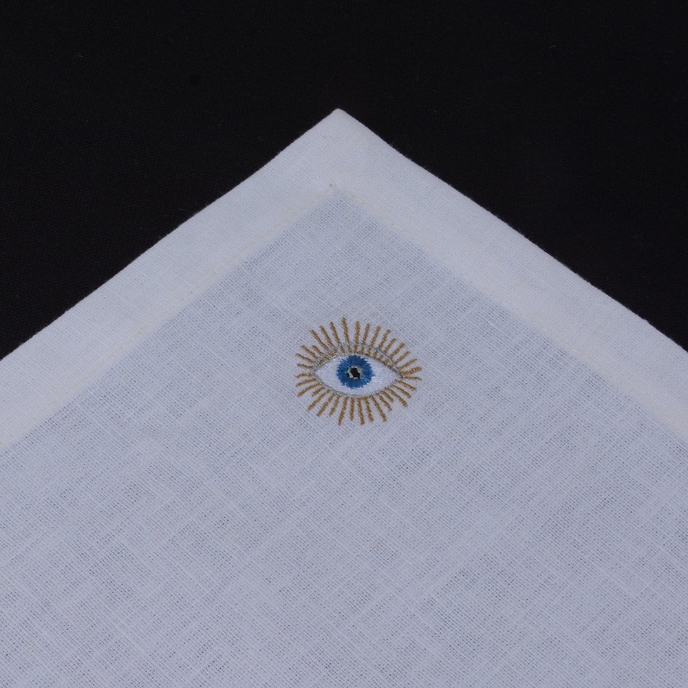 4'Lü Mystic Peçete Beyaz