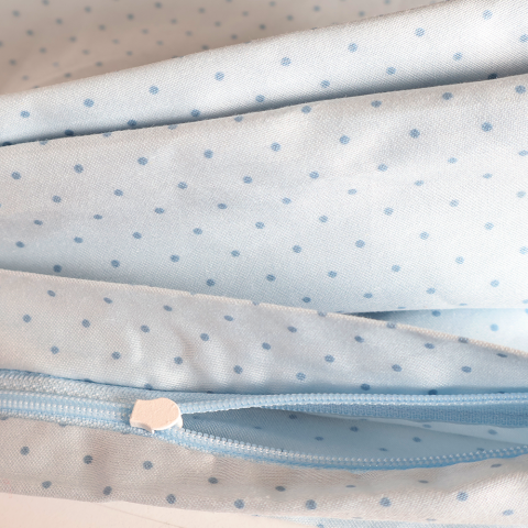 Terri Pup Bebek Mix And Match Mavi - Yastık Kılıfı