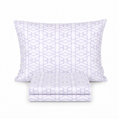 Jean Fitted Takım Lila - 160x200