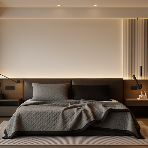 100% Pamuklu Çift Taraflı Yatak Örtüsü Takımı King Size