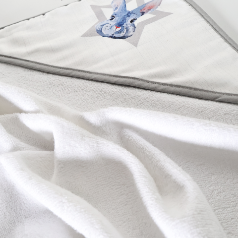 Tavşan Başlıklı Kundak 70x140