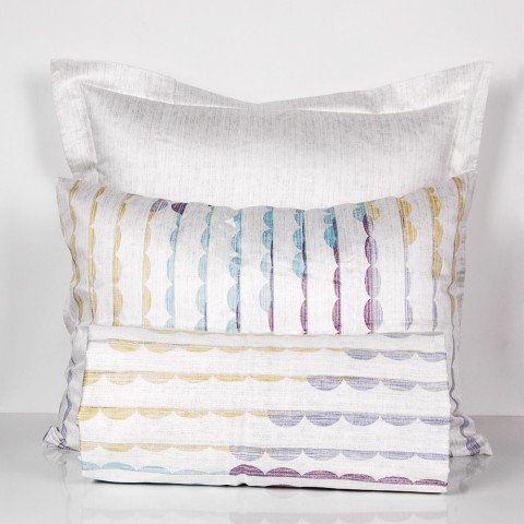 %100 Pamuk Saten Perle  Nevresim Takımı Ivory - Çift Kişilik - Fitted Çarşaf