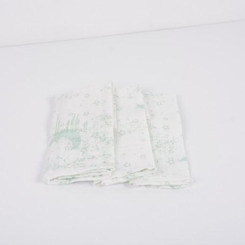 Moon Müslin Çok Amaçlı Örtü 30x30*3