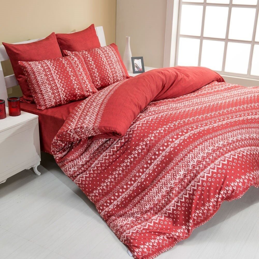 %100 Pamuk Saten Claus Nevresim Takımı