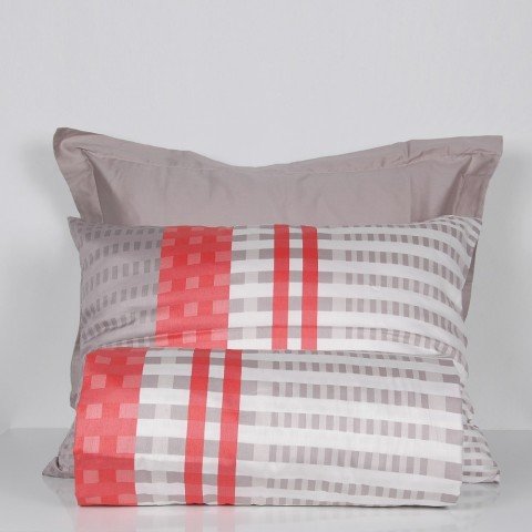 %100 Pamuk Saten Willy  Nevresim Takımı Bej - Çift Kişilik - Düz Çarşaf