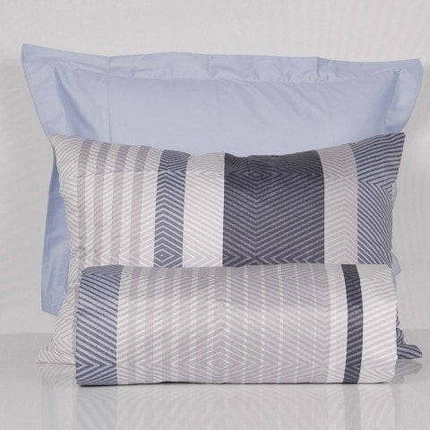 %100 Pamuk Saten Chris  Nevresim Takımı Lacivert - Çift Kişilik - Fitted Çarşaf