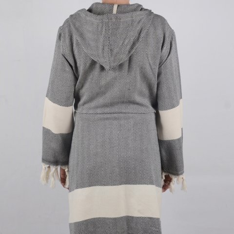 Peştemal Bornoz L-XL - Siyah