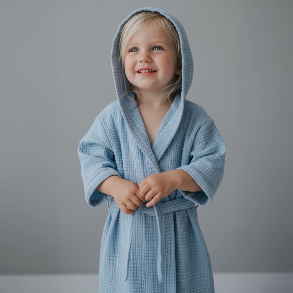 Çocuk Müslin Bornoz