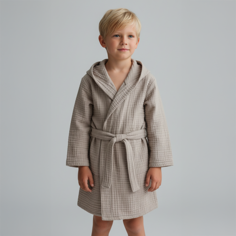Çocuk Müslin Bornoz