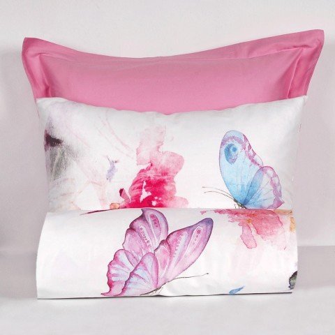 %100 Pamuk Saten Fairy Dijital  Nevresim Takımı Orjinal - Çift Kişilik - Fitted Çarşaf