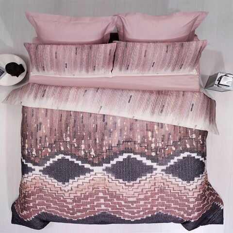 %100 Pamuk Saten Alma Dijital Nevresim Takımı