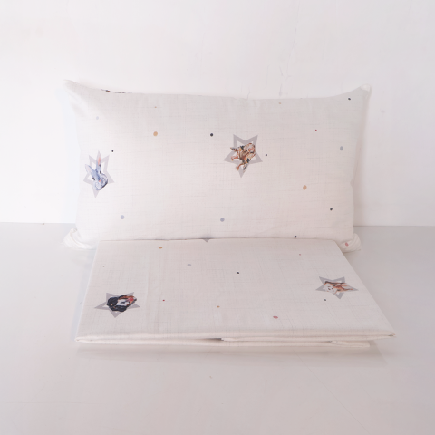 Starheads Bebek Mix And Match Orijinal - Düz Çarşaf + Yastık Kılıfı