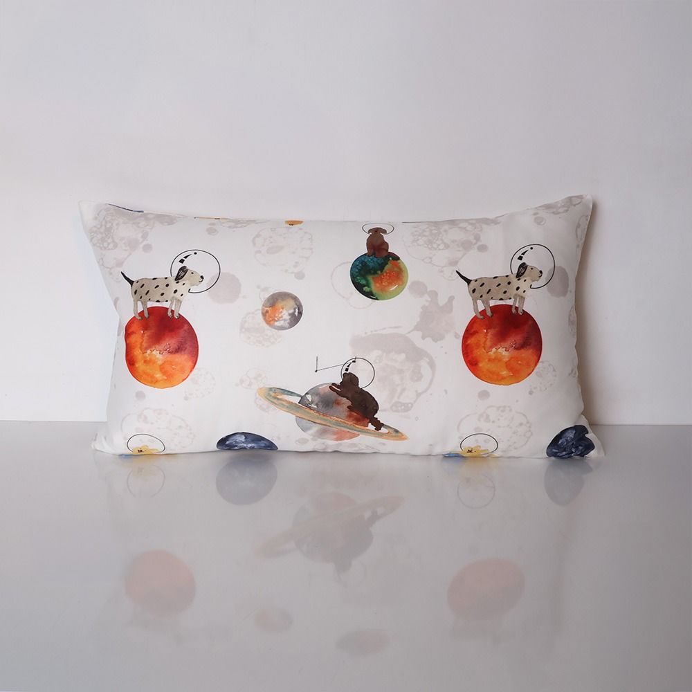 Galaxy Dog Bebek Mix And Match Beyaz - Yastık Kılıfı