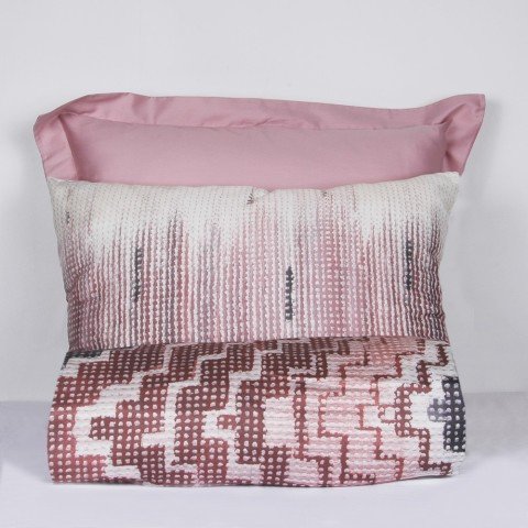 %100 Pamuk Saten Alma Dijital  Nevresim Takımı Orjinal - Çift Kişilik - Fitted Çarşaf