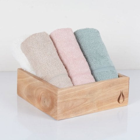 Ceviz ağacı ahşap kutu 20x20 cm dekoratif aksesuar