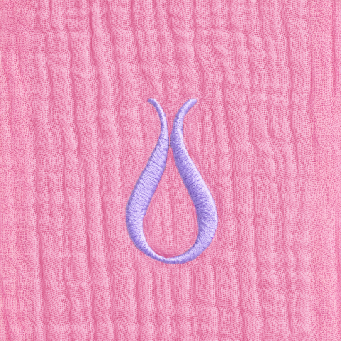Müslin Mutfak Havlusu Pembe