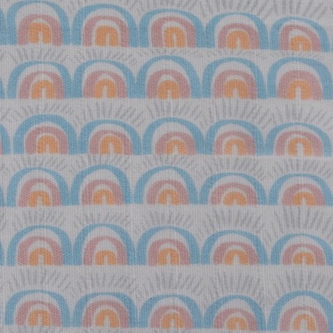 Rainbow Müslin Çok Amaçlı Örtü 30x30*3