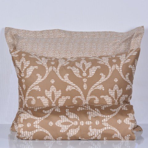 %100 Pamuk Saten Carol  Nevresim Takımı Hardal - Çift Kişilik - Düz Çarşaf