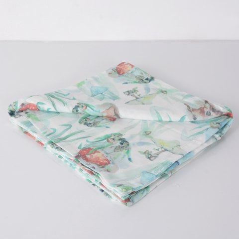 Chipmunk Müslin Çok Amaçlı Örtü 120x120