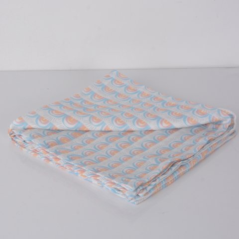 Rainbow Müslin Çok Amaçlı Örtü 90x90