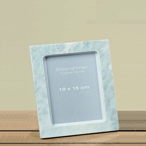 14x1x19 cm doğal mermer fotoğraf çerçevesi dekoratif aksesuar