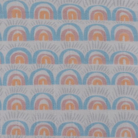 Rainbow Müslin Çok Amaçlı Örtü 30x30*3