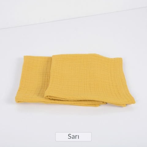 Seçmeli 2 Adet 35x35*2 Müslin Ağız Bezi