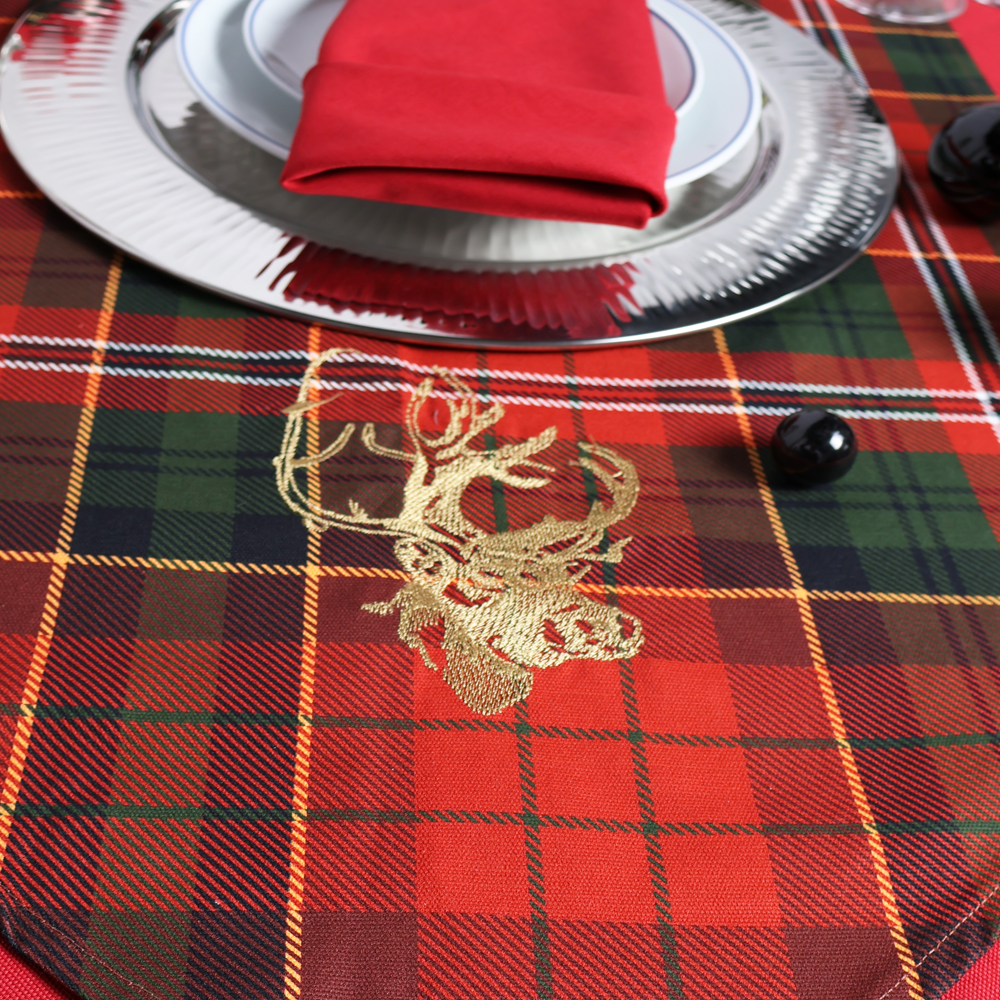 Morris Geyikli Runner Kırmızı - 45x170