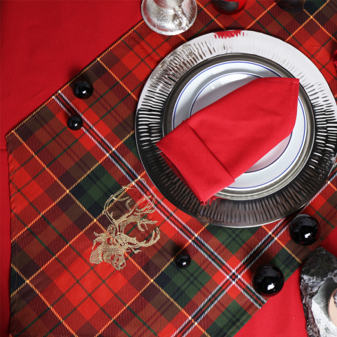 Morris Geyikli Runner Kırmızı - 45x240