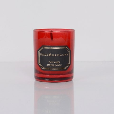 Dark Amber Kokulu Dekoratif Mum 7x8 cm Ev Aromaterapi