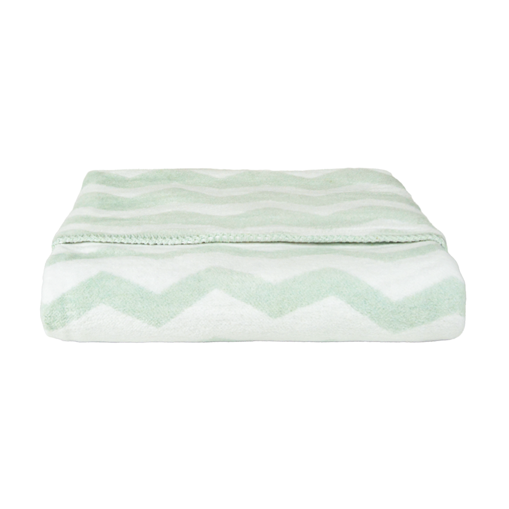 Zigzag Bebek Battaniye Mint