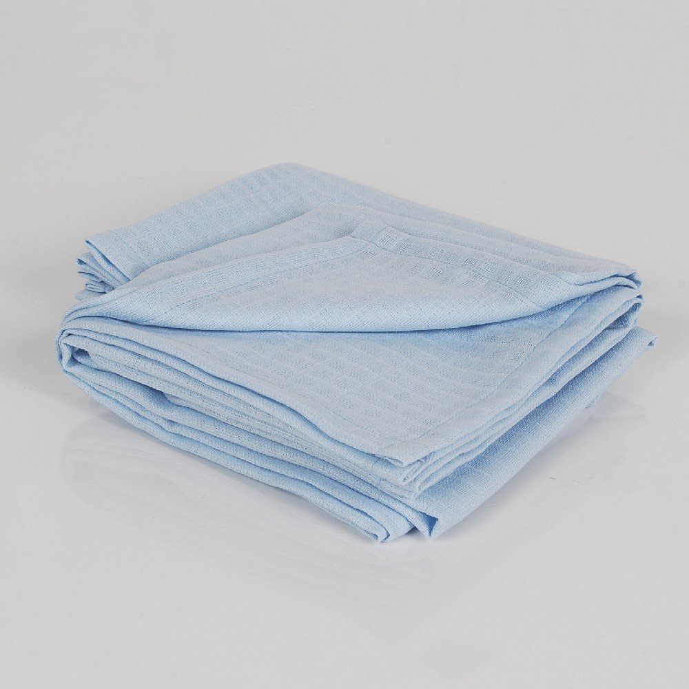 Müslin Çok Amaçlı Örtü Mavi - 100x100
