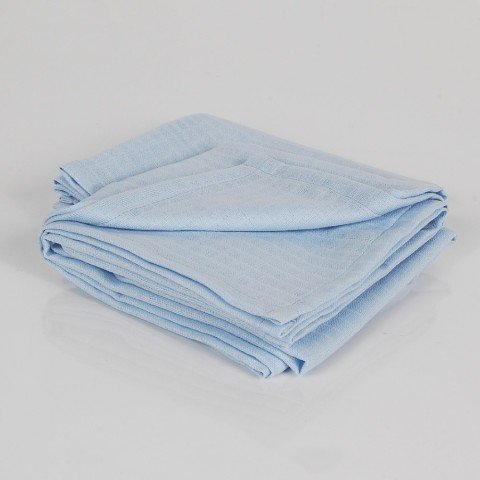 Müslin Çok Amaçlı Örtü Mavi - 100x100