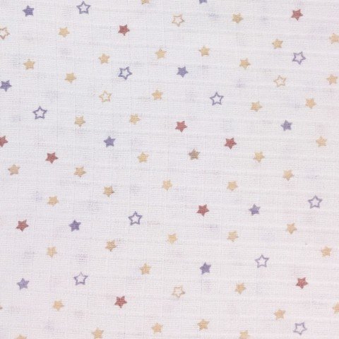 Müslin Çok Amaçlı Örtü Yıldız - 65x65*2