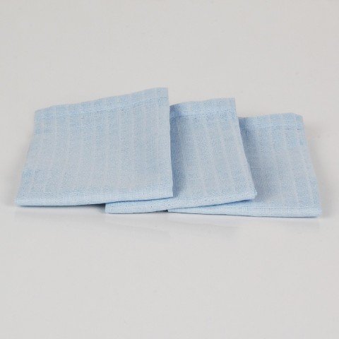 Müslin Çok Amaçlı Örtü Mavi - 30x30*3