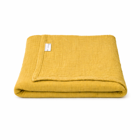 Çok Amaçlı Müslin Örtü Sarı - 100x100