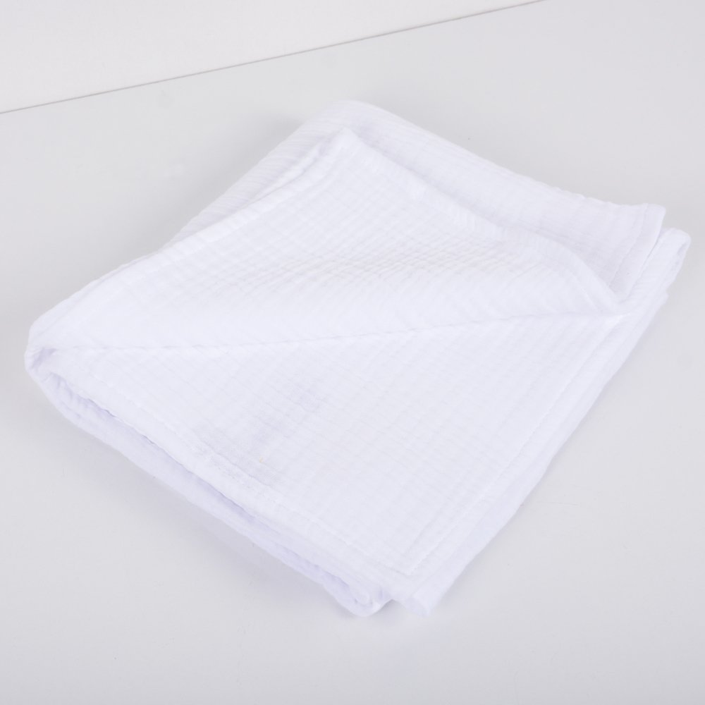 Çok Amaçlı Müslin Örtü Beyaz - 100x100