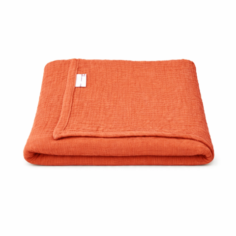 Çok Amaçlı Müslin Örtü Oranj - 100x100